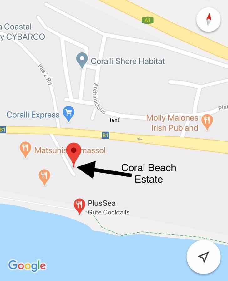 Modern Seaview Beach Studio Limassol Eksteriør billede